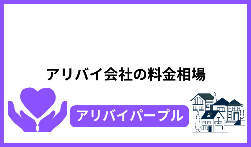 アリバイ会社の料金相場